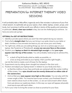 Internet Instructions Form