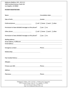 Patient Registration Form